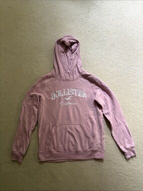 Hollister Dusty Rose Logo Hoodie